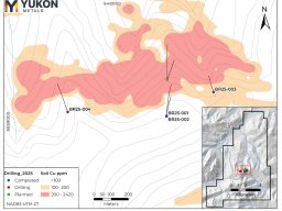 2025 drilling locations at birch property
